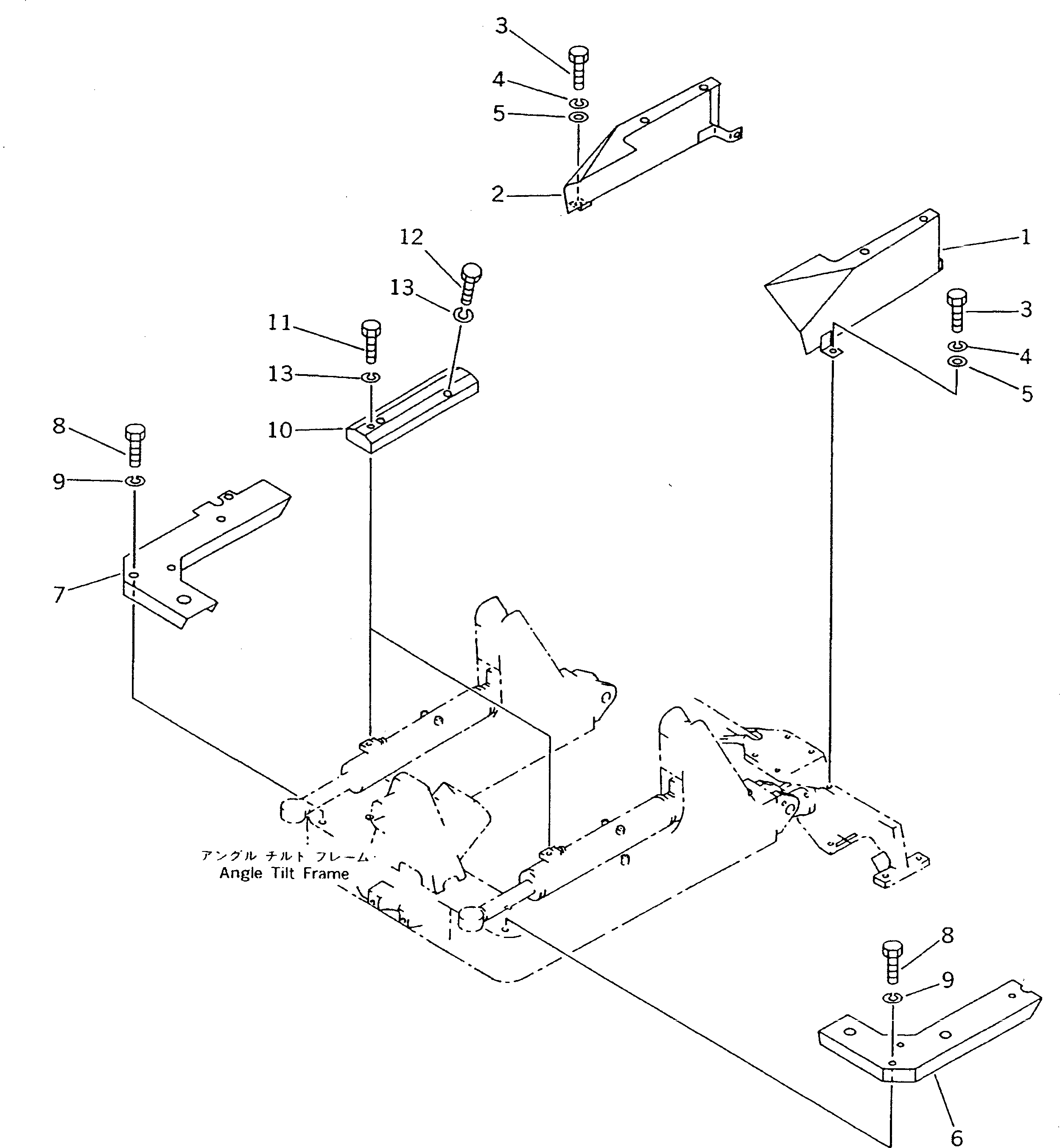 Крышка 104-62-36510 Komatsu