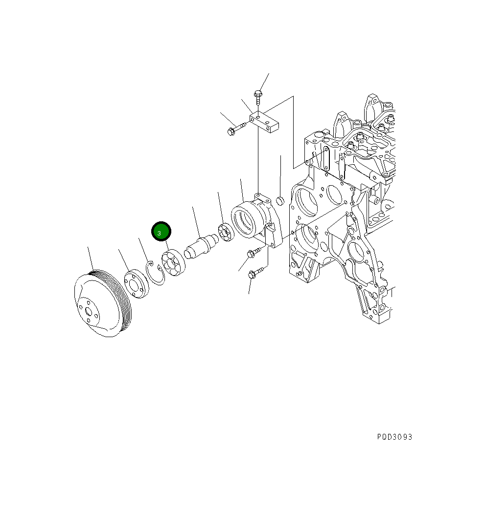 Подшипник 06047-06207 Komatsu