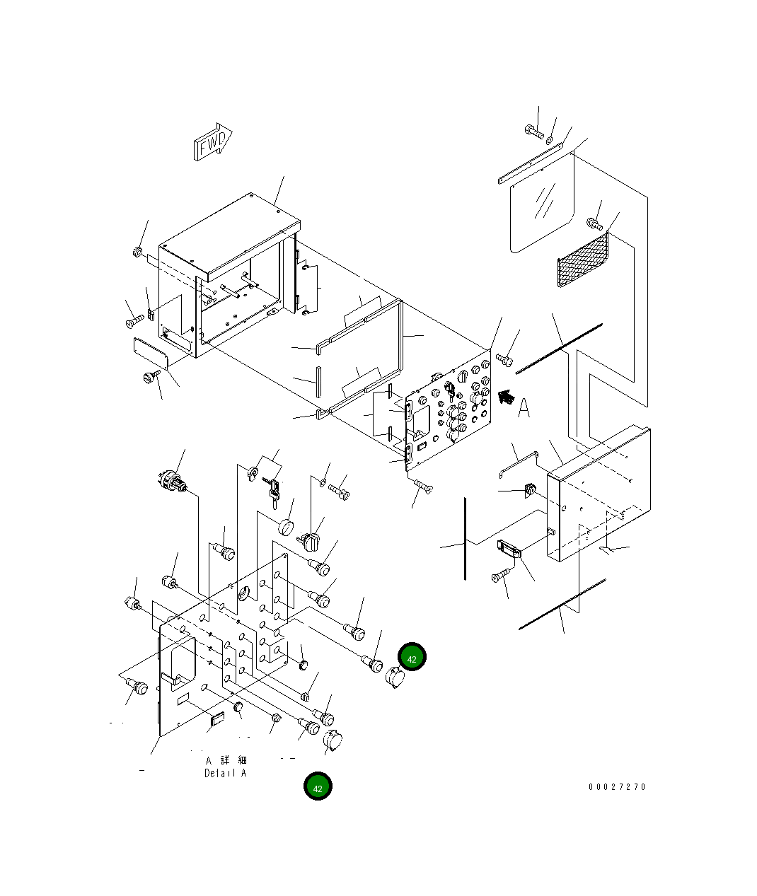 Крышка 8293-06-1440  Komatsu