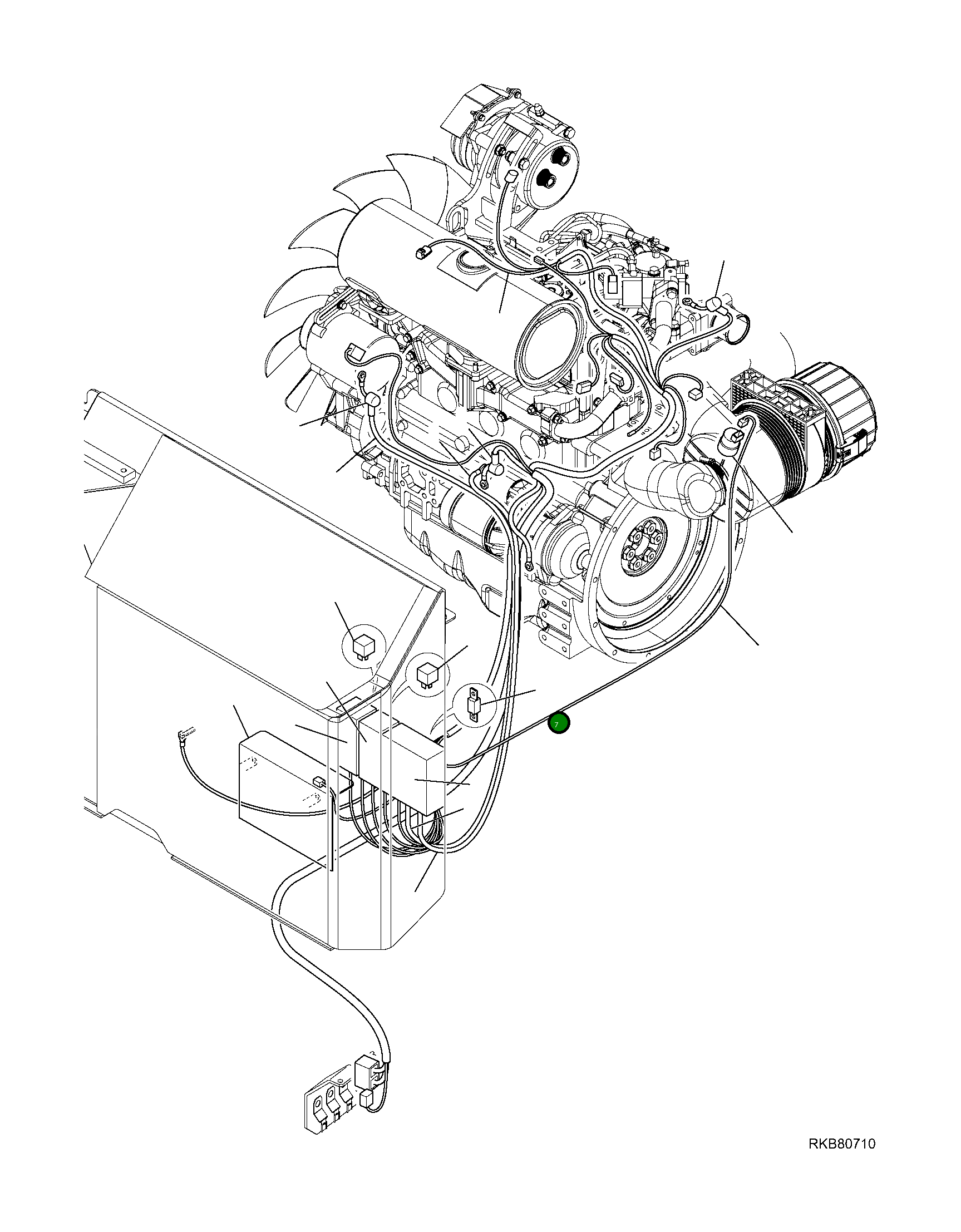 Предохранитель 30A 22E-06-22550 Komatsu
