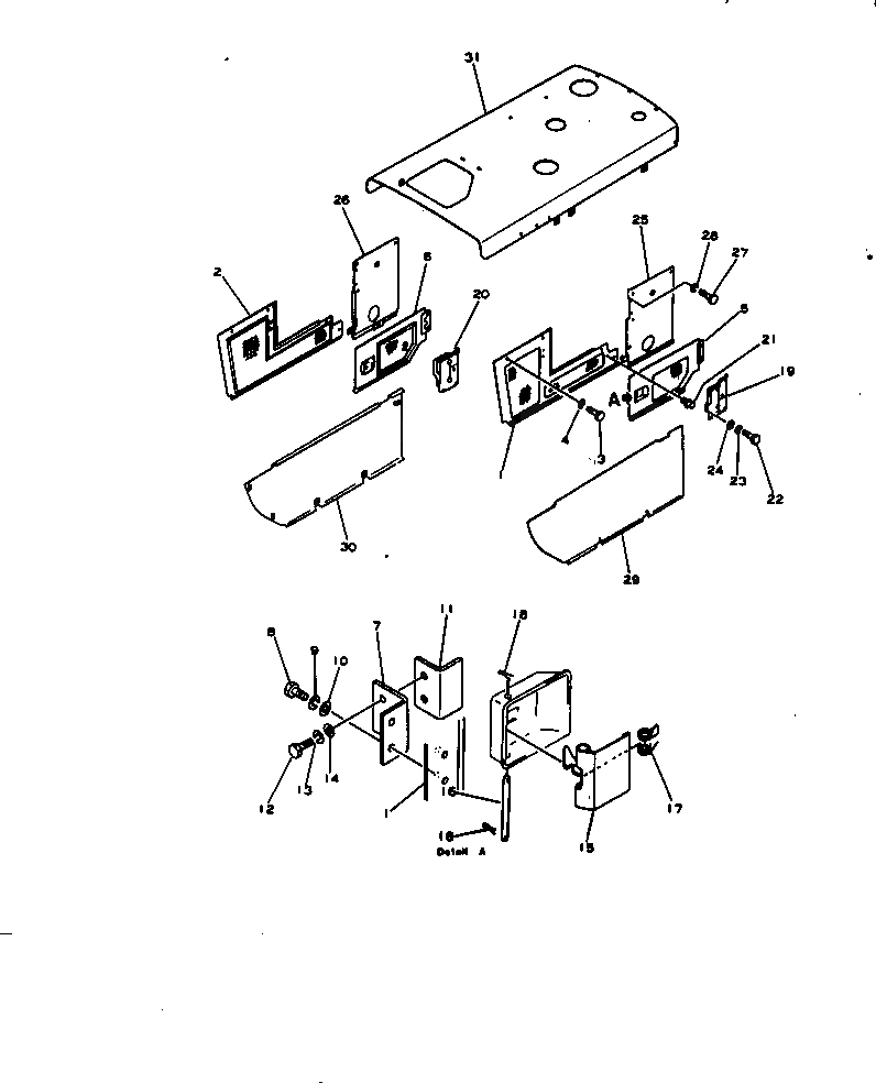 Крышка 124-54-27330 Komatsu