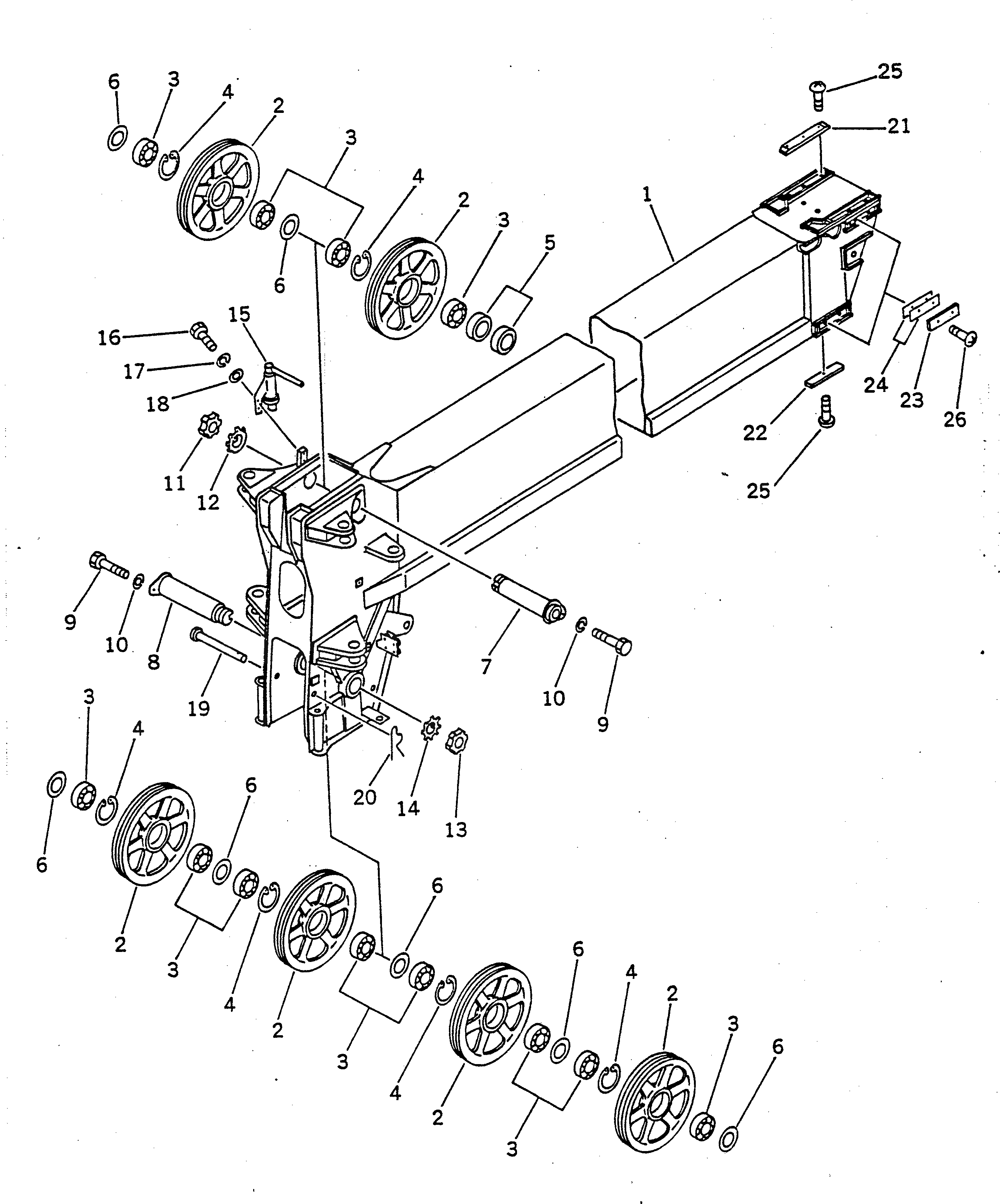 Рычаг 23S-70-11322 Komatsu