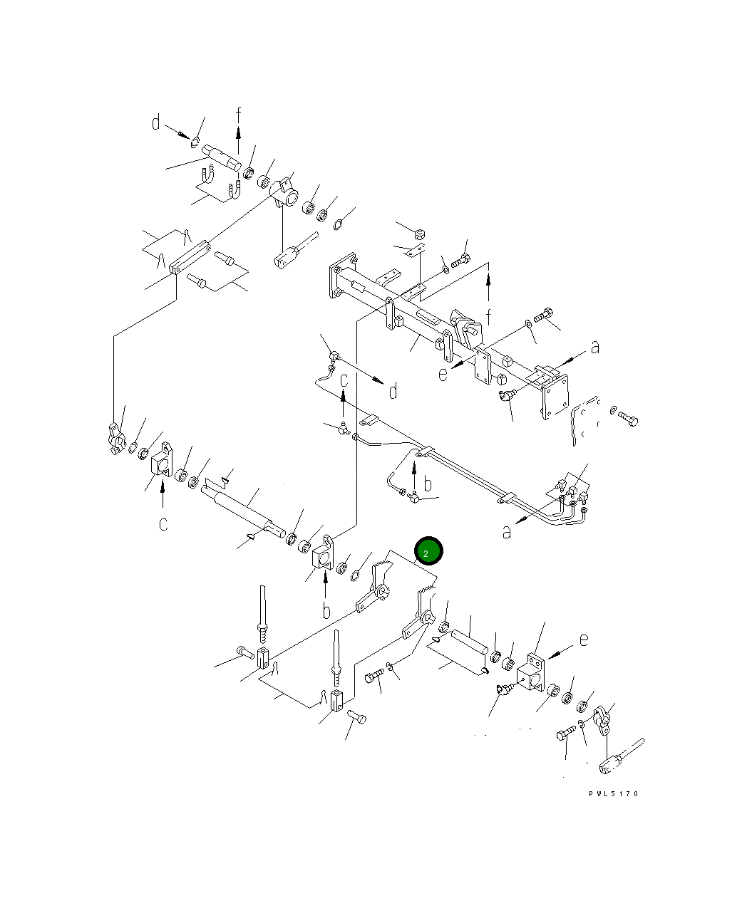 Рычаг 154-43-41160 Komatsu