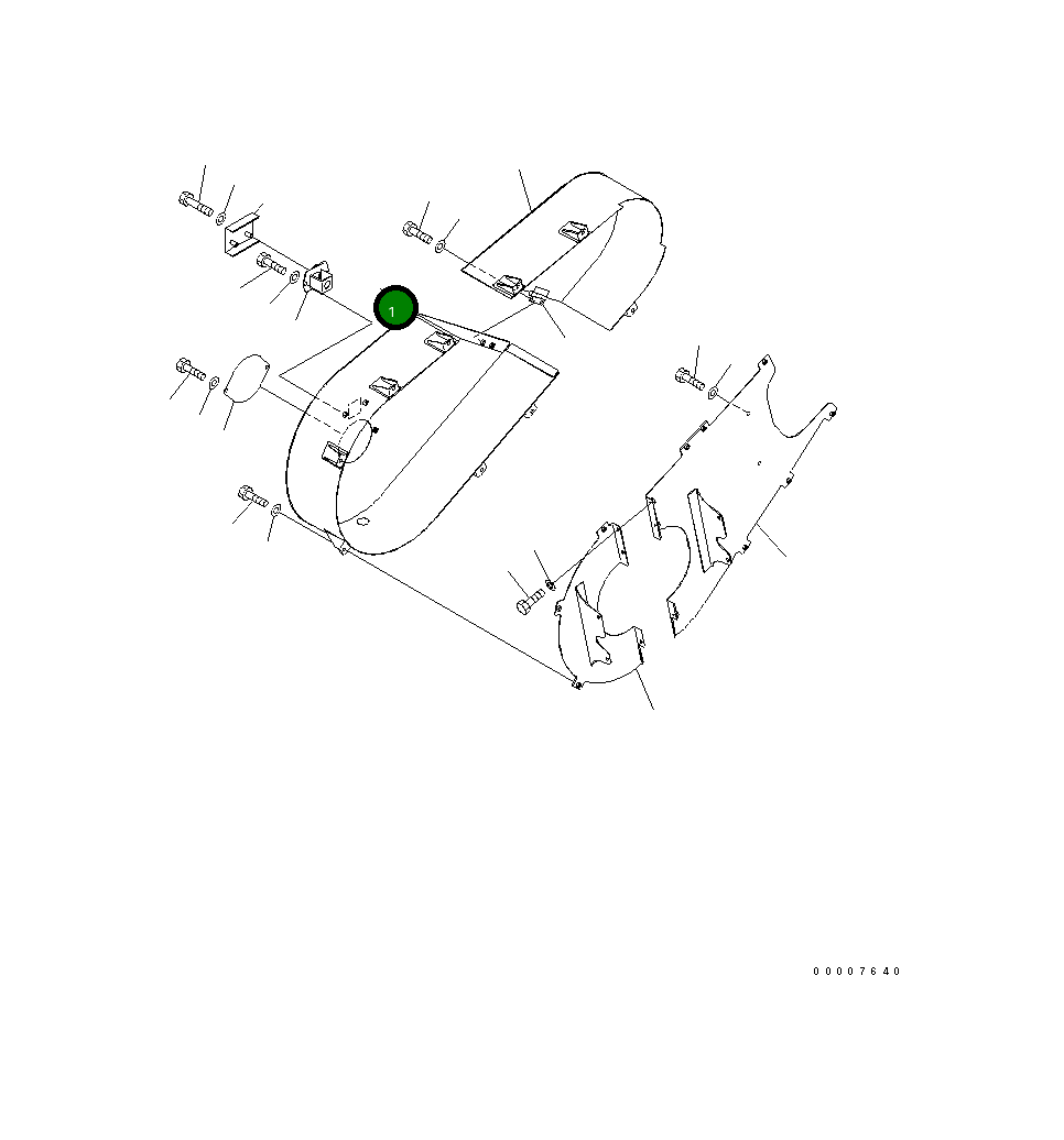 Крышка 8296-54-1430 Komatsu