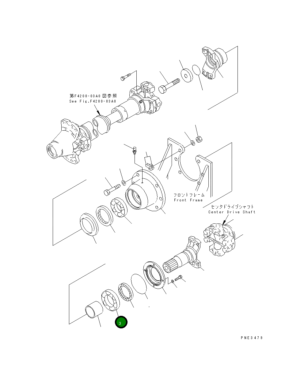 Подшипник 425-20-15710 Komatsu
