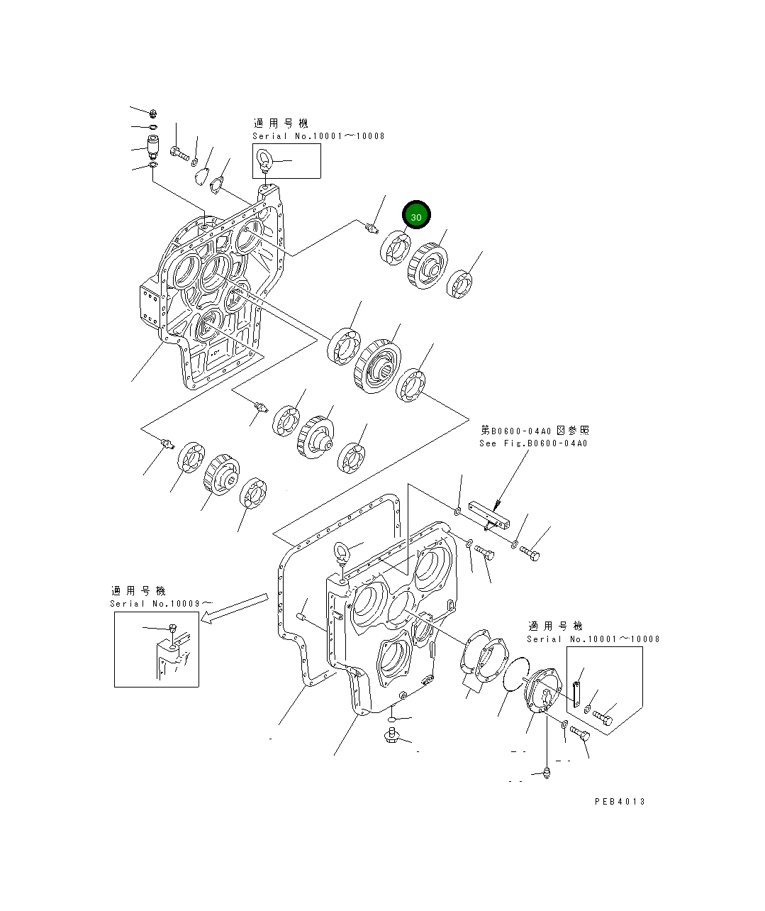 Подшипник 06030-06221 Komatsu