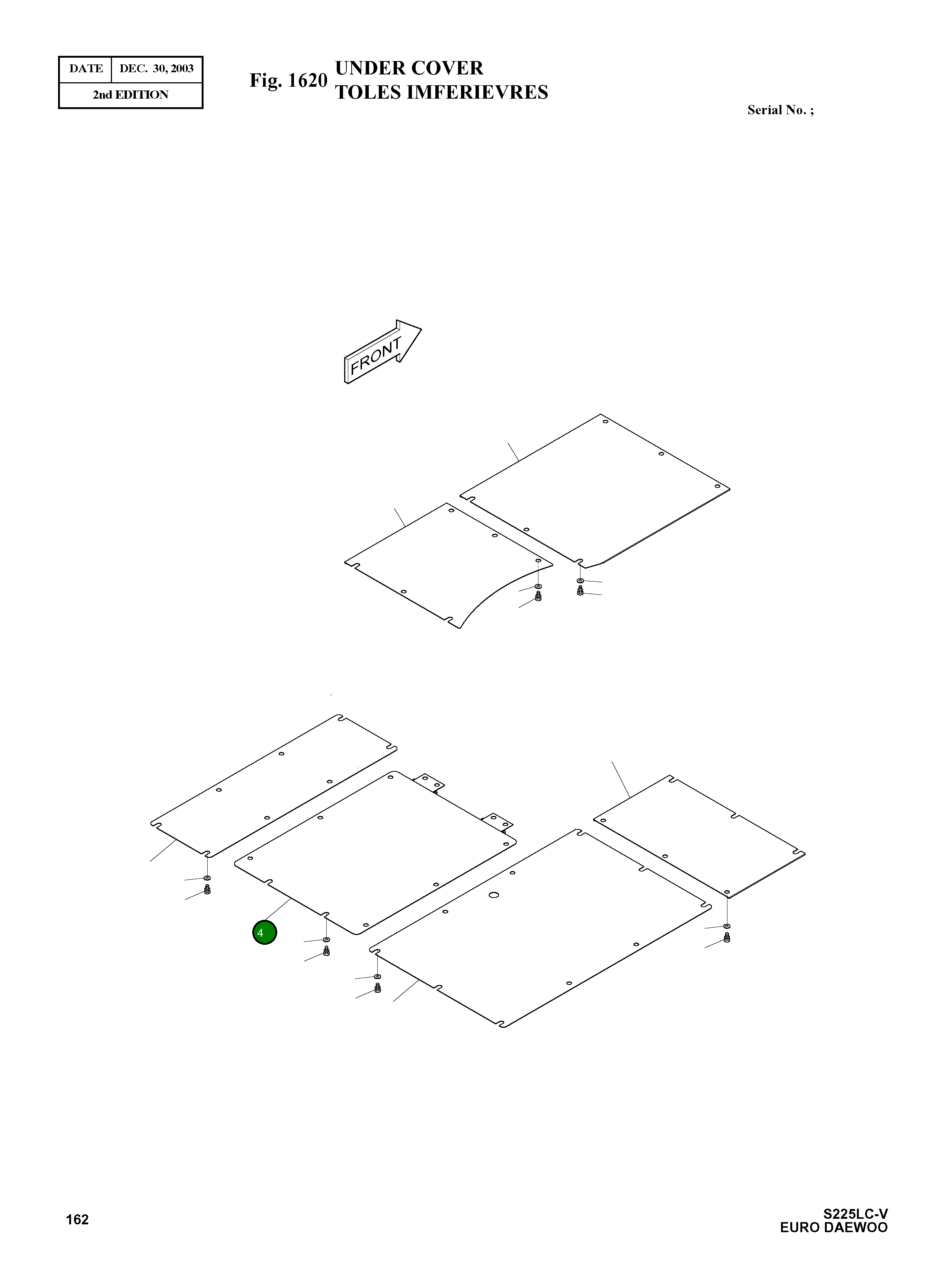 Крышка 621-01884B  Komatsu