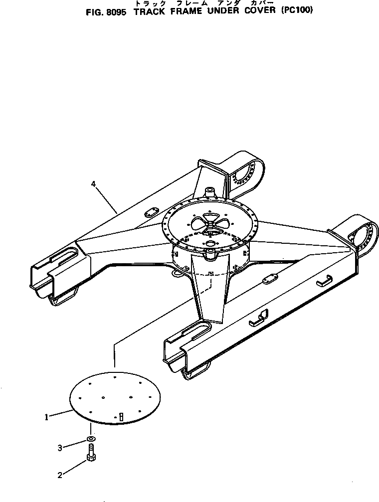 Крышка 203-30-41250 Komatsu