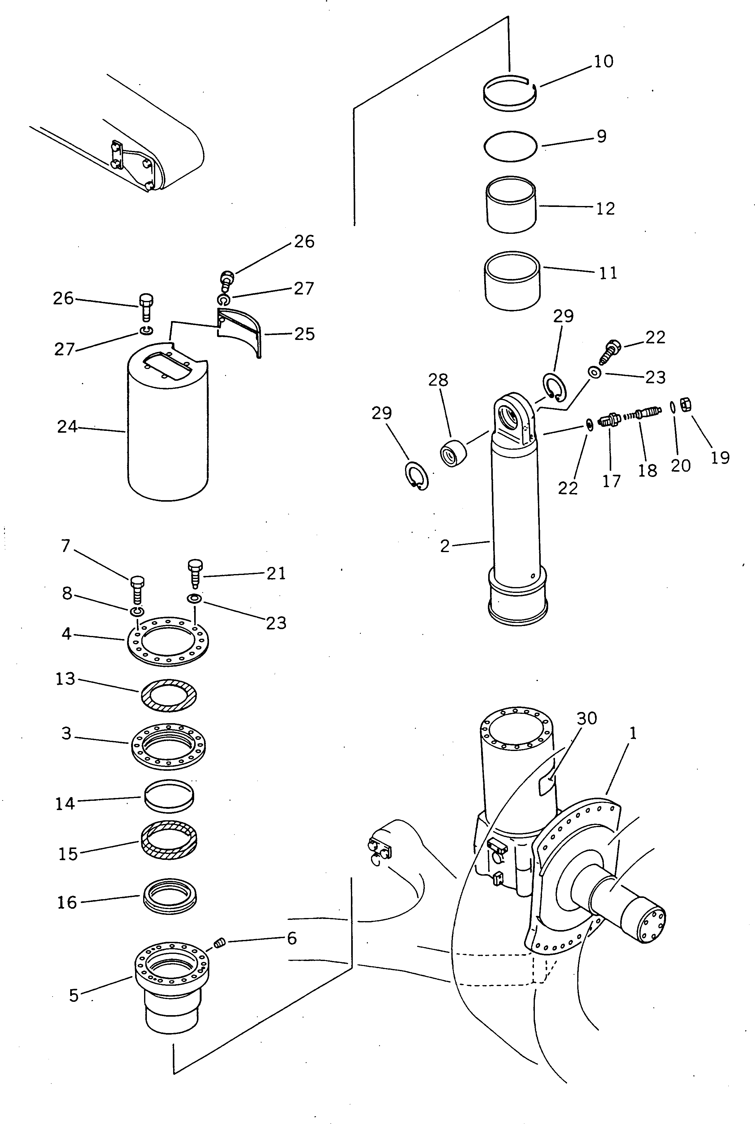 Крышка 569-50-41220  Komatsu