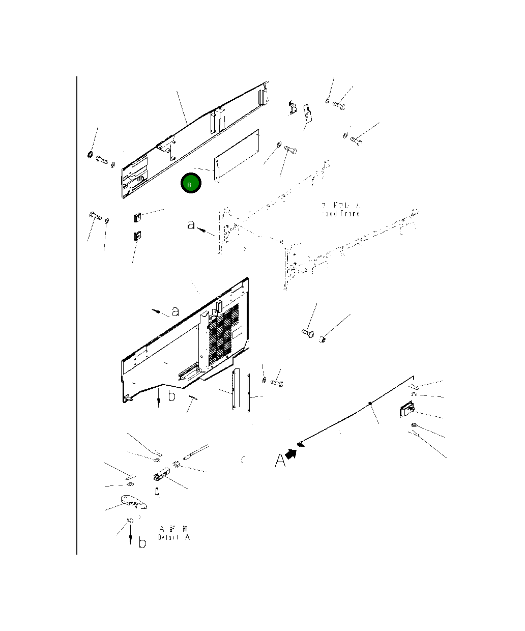 Крышка 421-54-61681  Komatsu