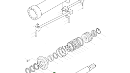 Крышка, ROD 60L213-0 Komatsu