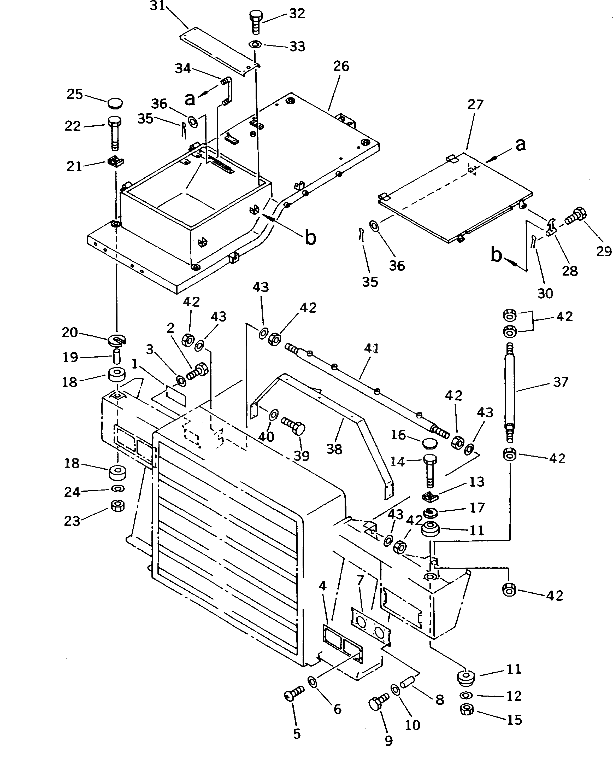 Крышка 569-54-61424 Komatsu