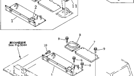 Кронштейн 144-54-82560 Komatsu