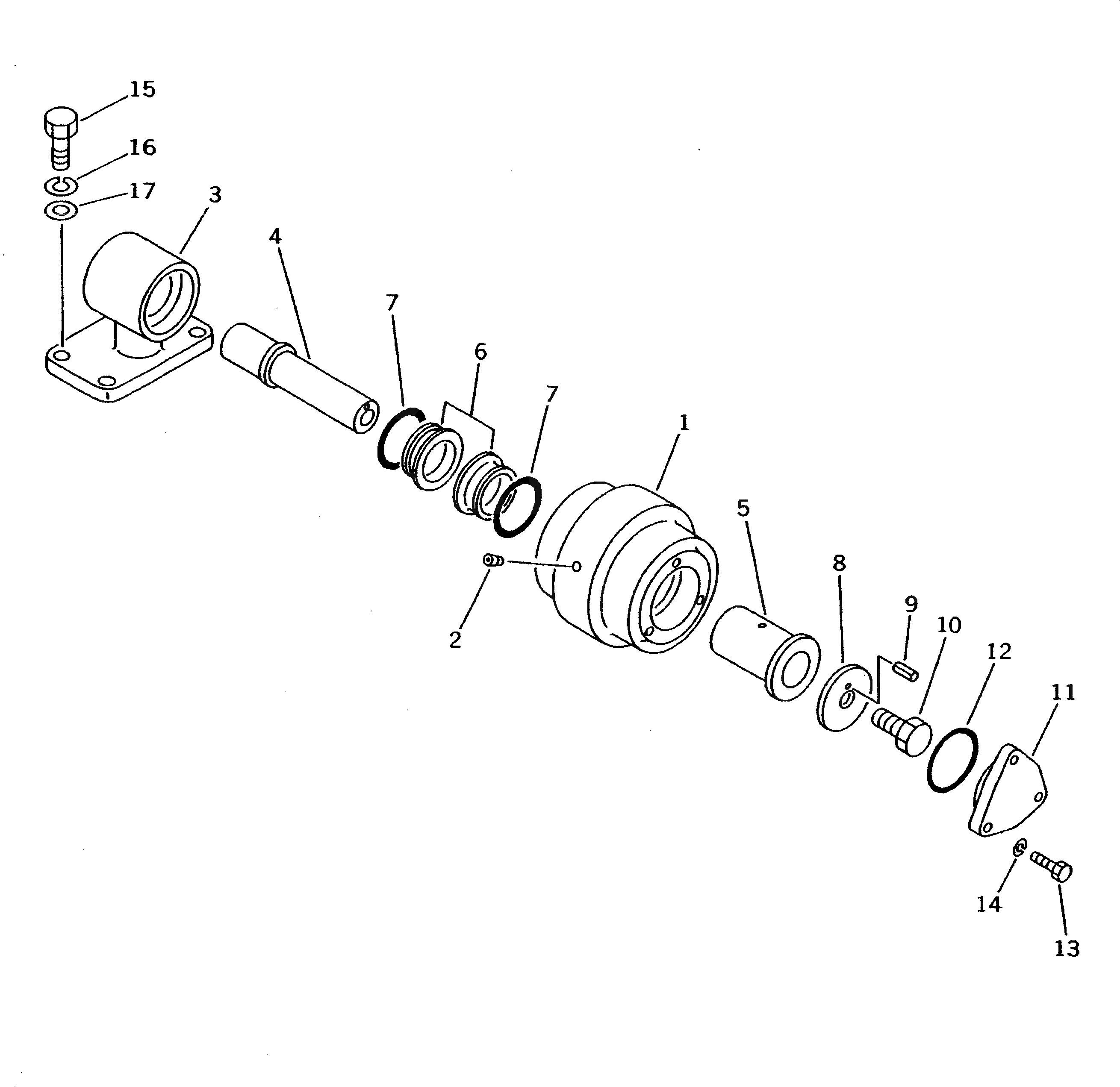 Крышка 103-30-35150 Komatsu