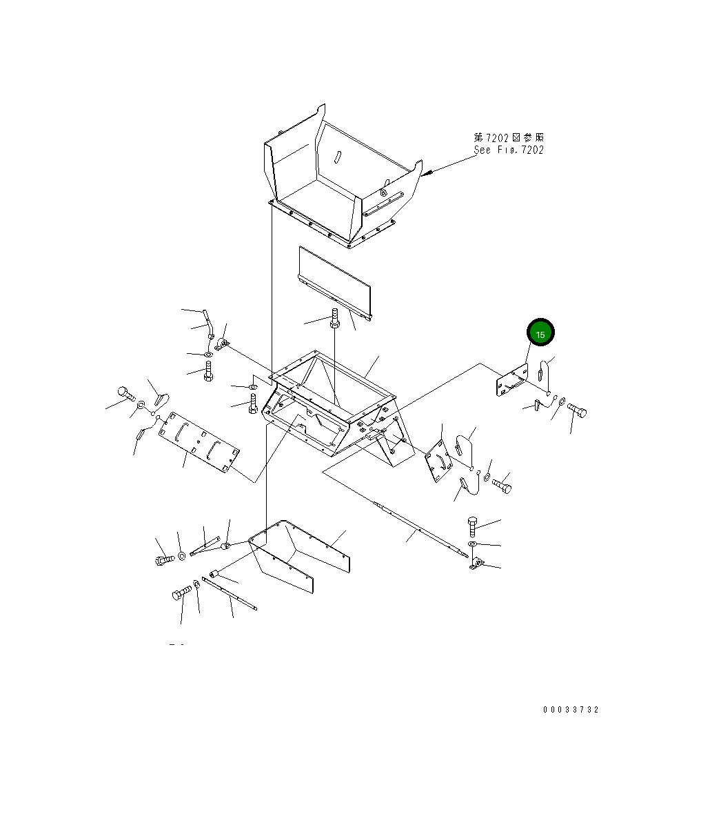 Крышка 8242-70-2251  Komatsu