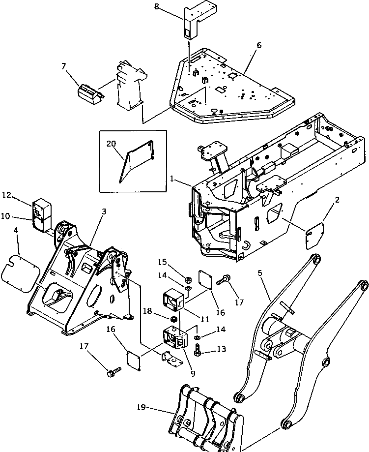 Крышка 419-911-1591  Komatsu
