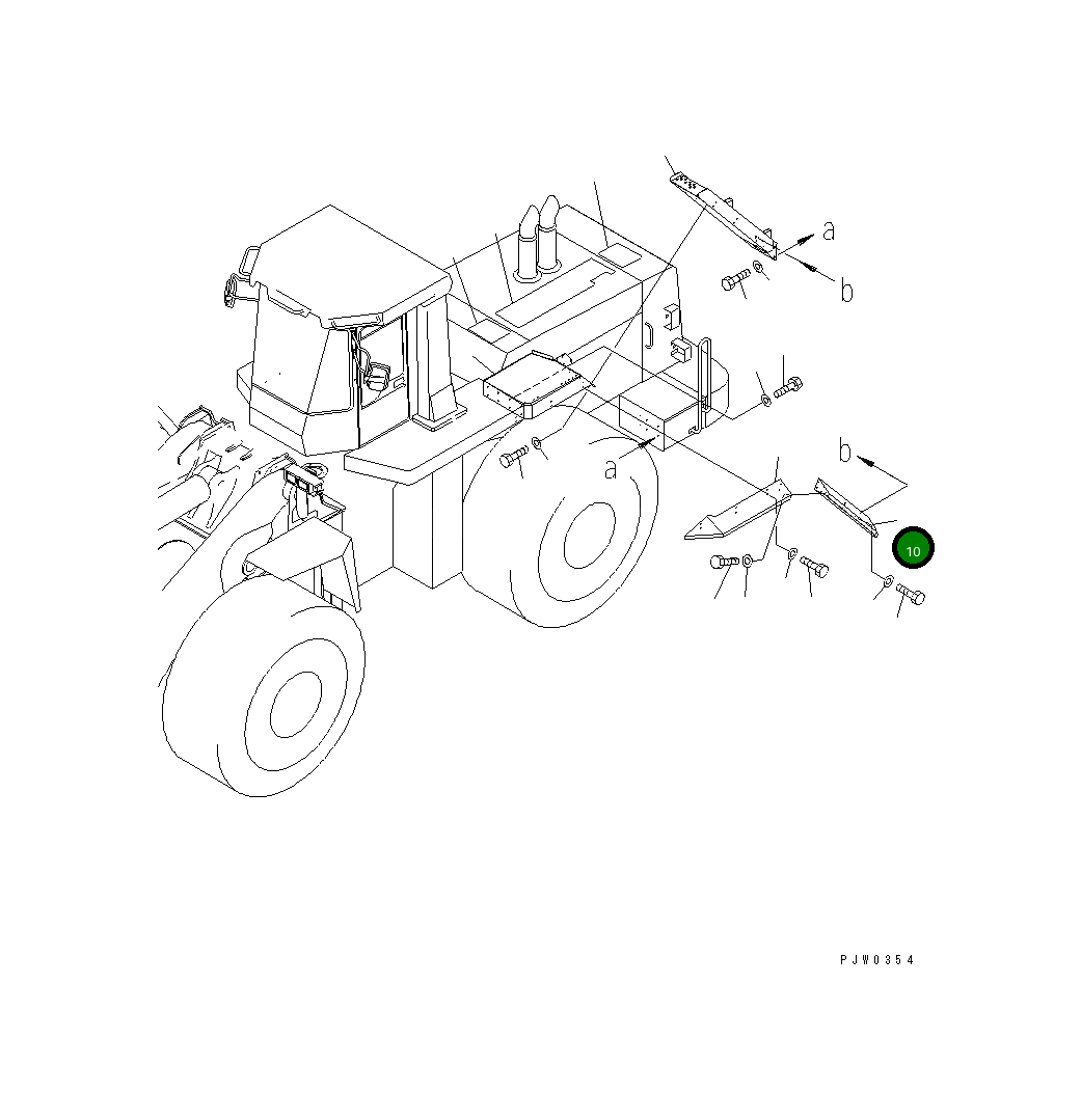 Крышка 427-T86-2320  Komatsu