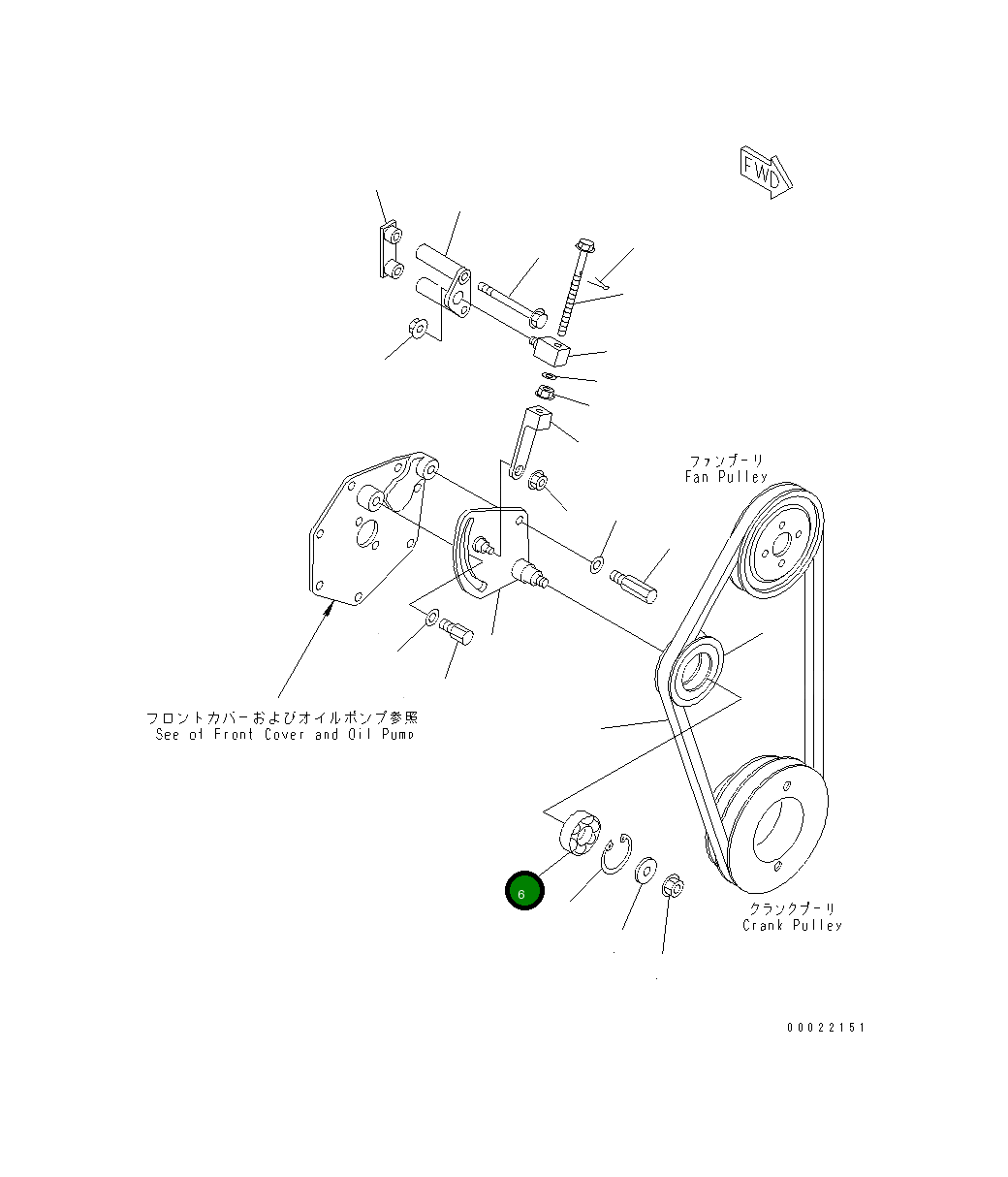 Подшипник YM24104-063034 Komatsu