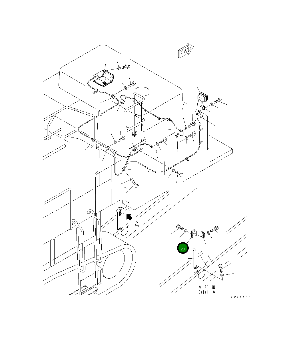 Крышка 8248-06-1521  Komatsu