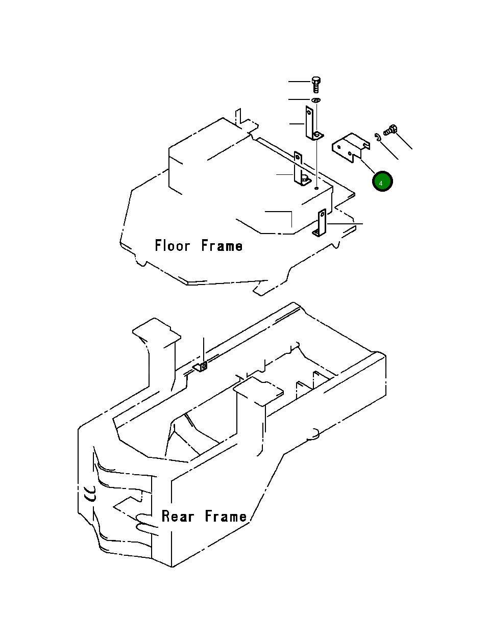 Крышка 416-942-1443  Komatsu