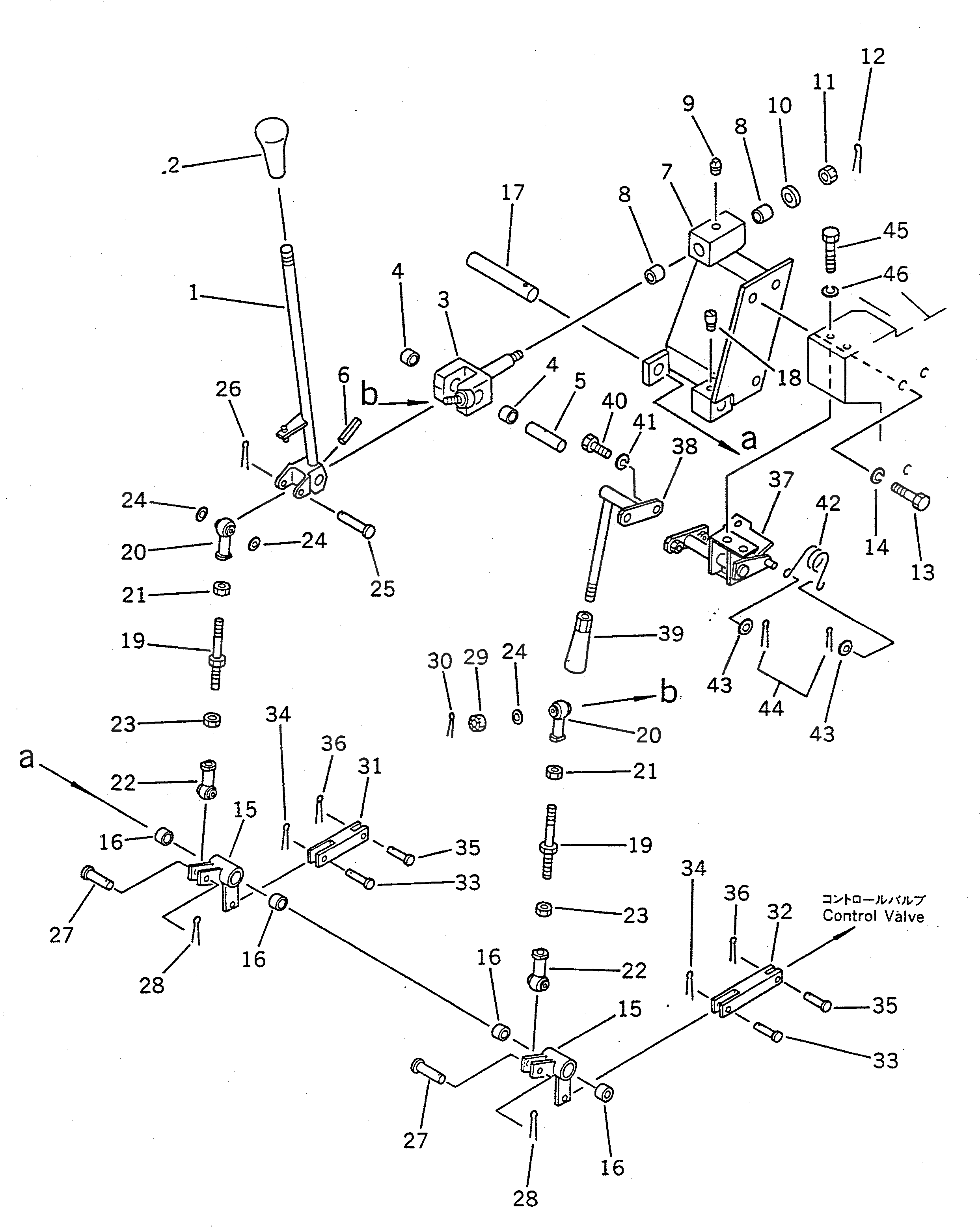 Рычаг 361-43-16210 Komatsu