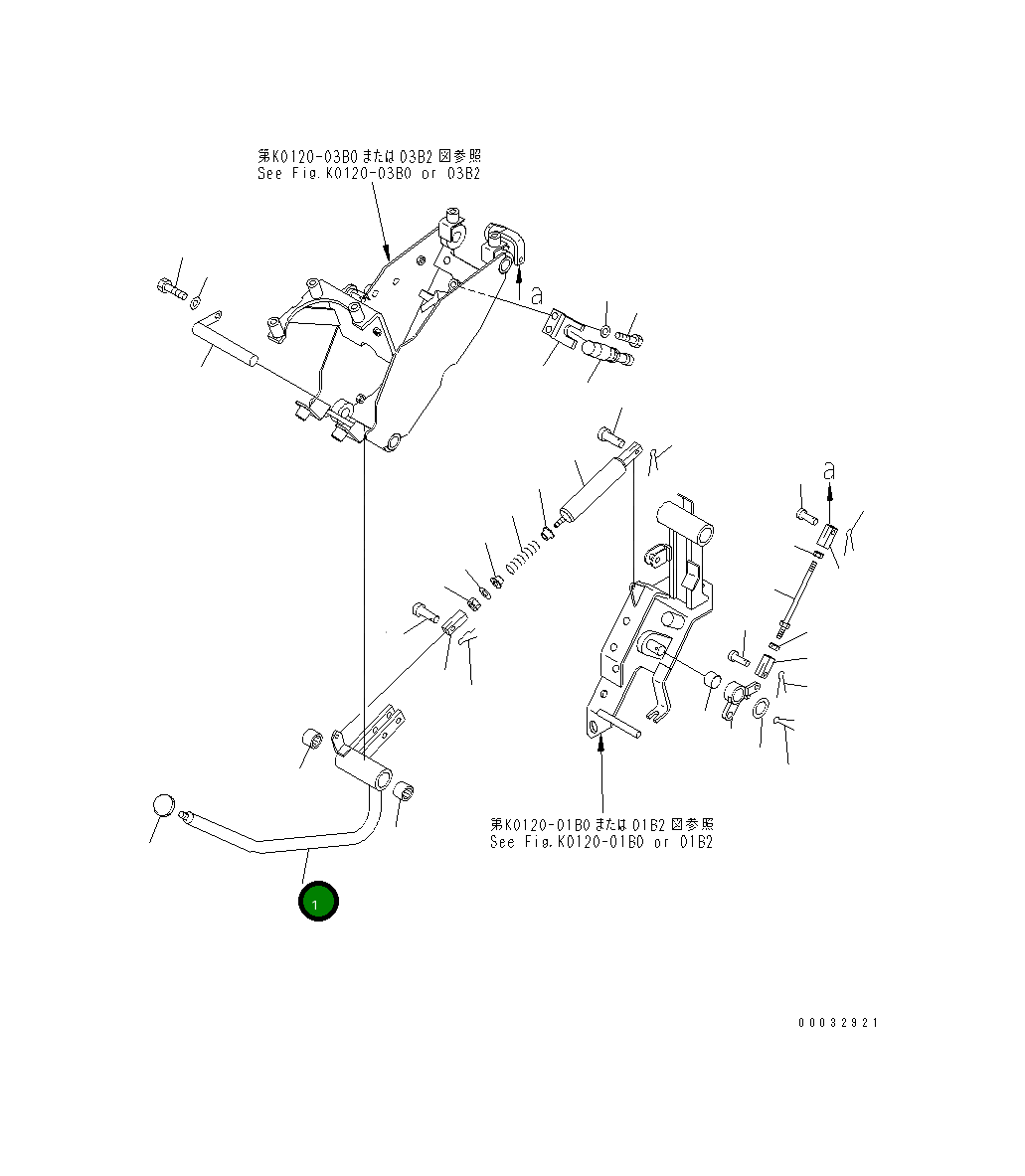 Рычаг 22L-43-18161 Komatsu