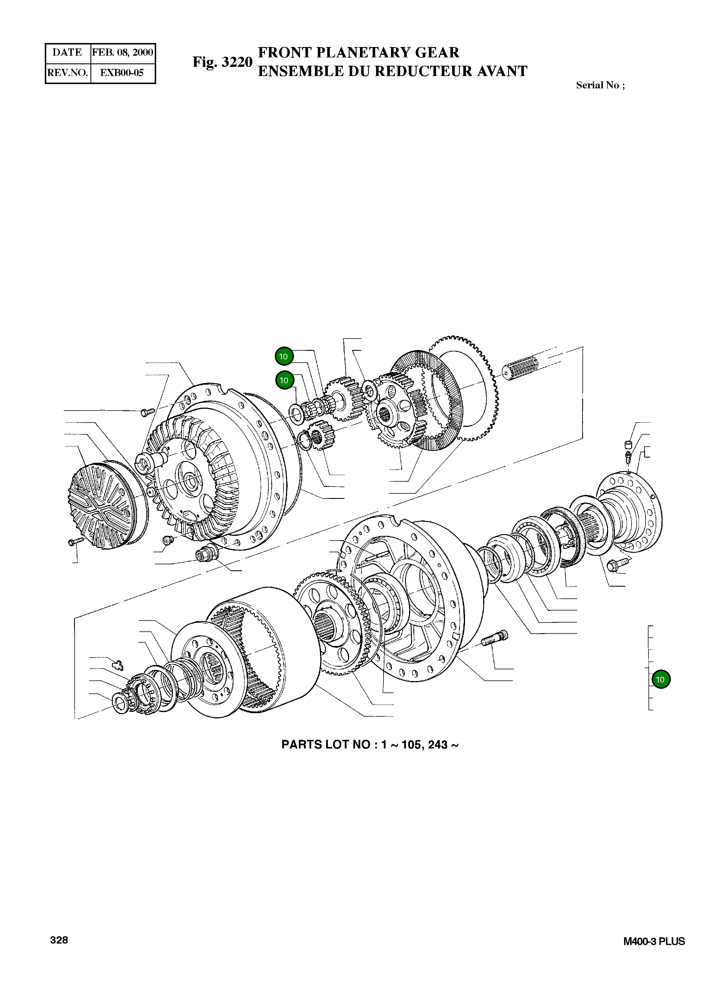 Подшипник 3127443 Komatsu