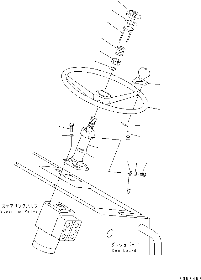 Рычаг 203-43-59330 Komatsu