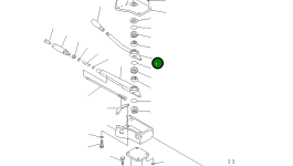 Рычаг 114-Z60-5160 Komatsu