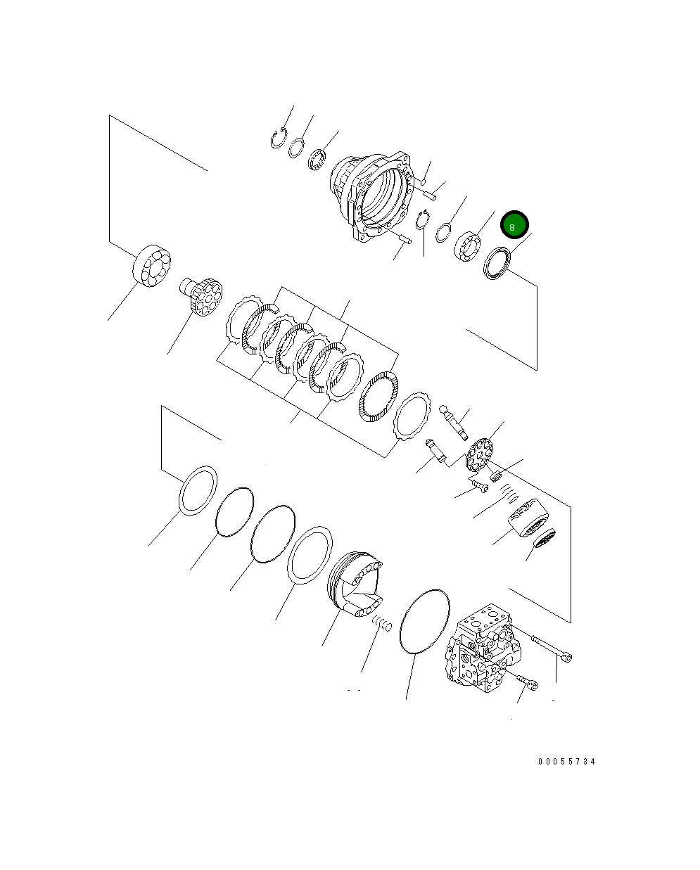 Подшипник 706-8L-41890  Komatsu