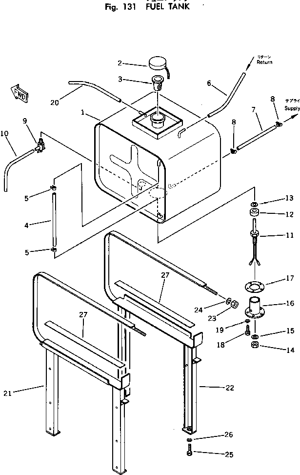 Крышка M711015344030  Komatsu