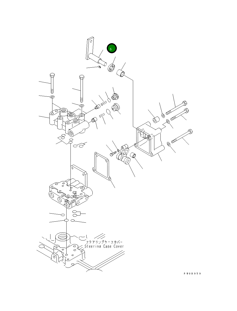 Рычаг 14X-40-21180 Komatsu