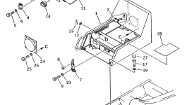 Крышка 208-54-51270 Komatsu
