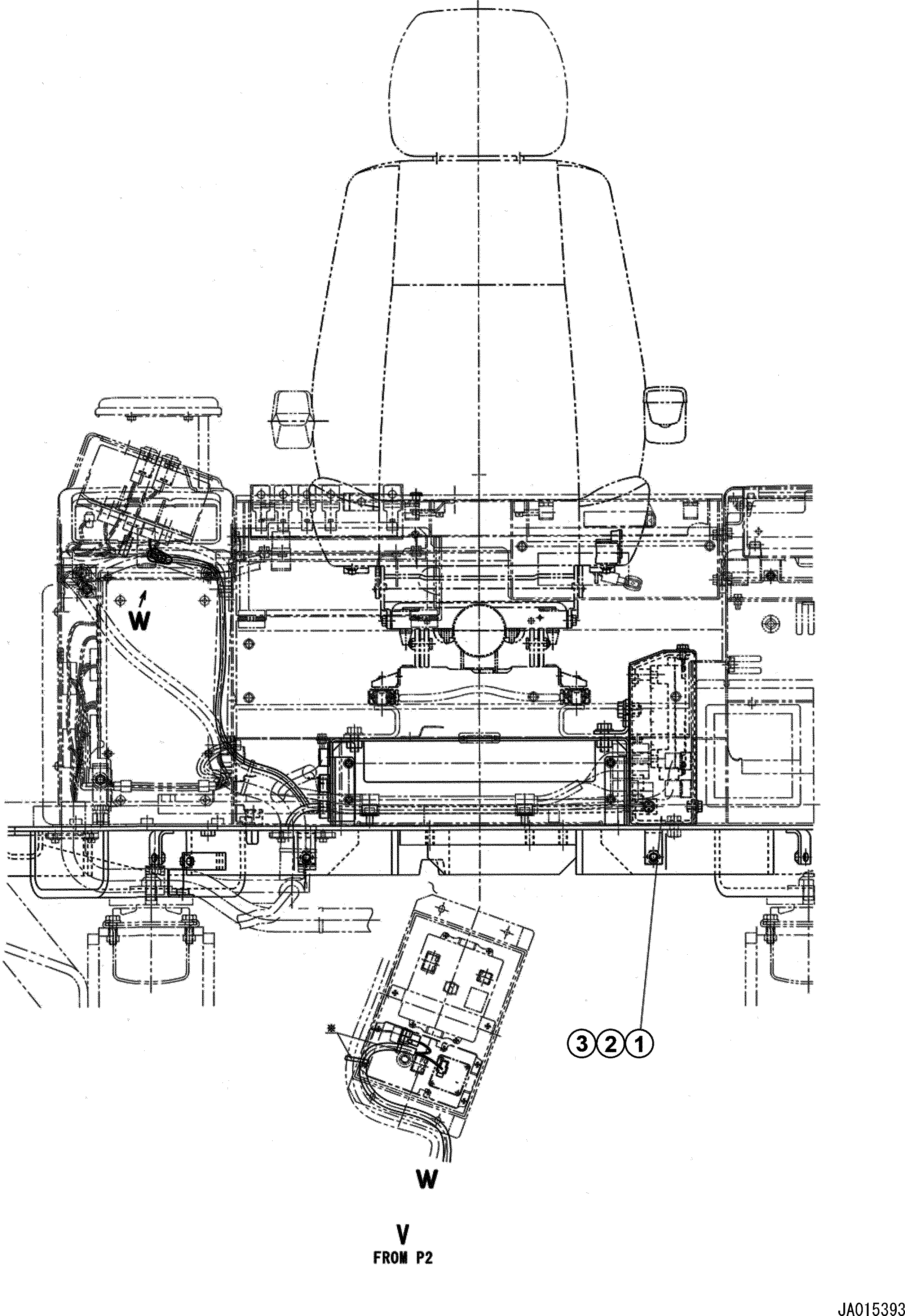 Крышка 425-06-26130  Komatsu