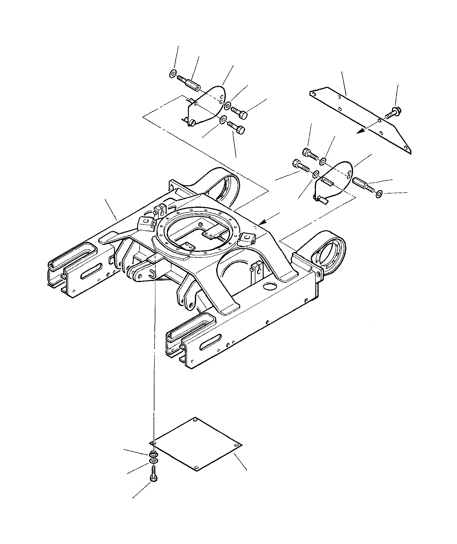 Крышка 3F1026627 Komatsu