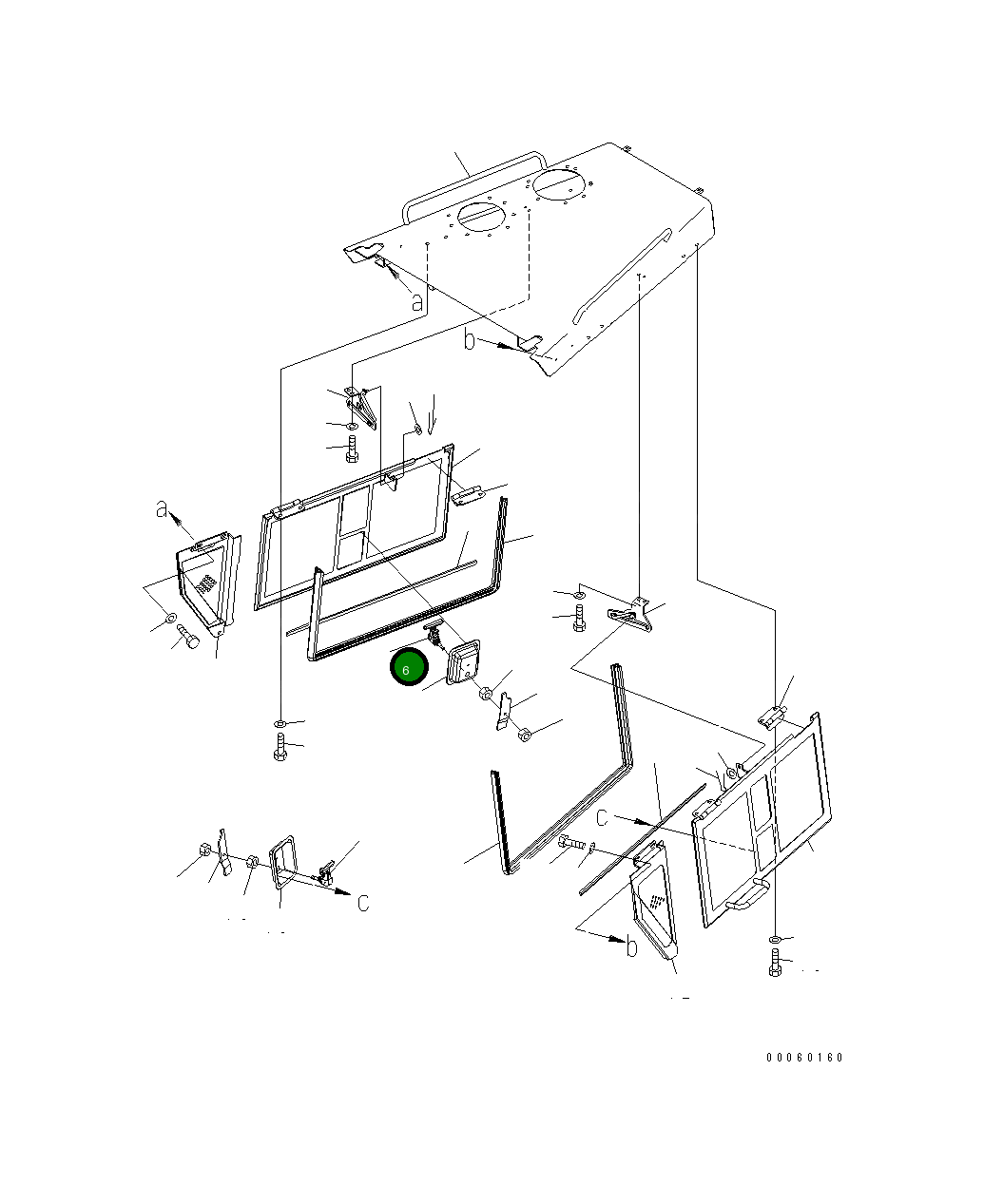 Рычаг 17A-54-42311  Komatsu