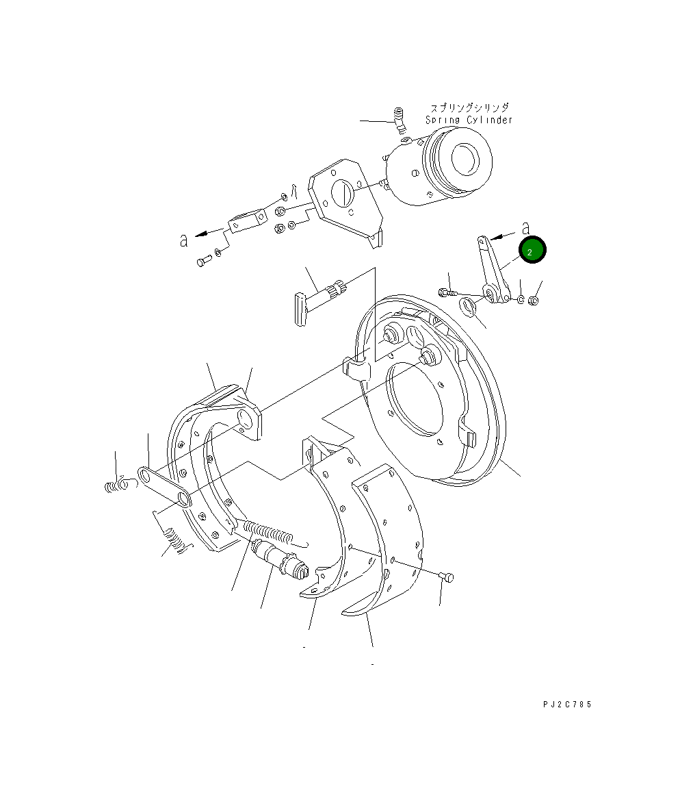 Рычаг 565-33-13141 Komatsu