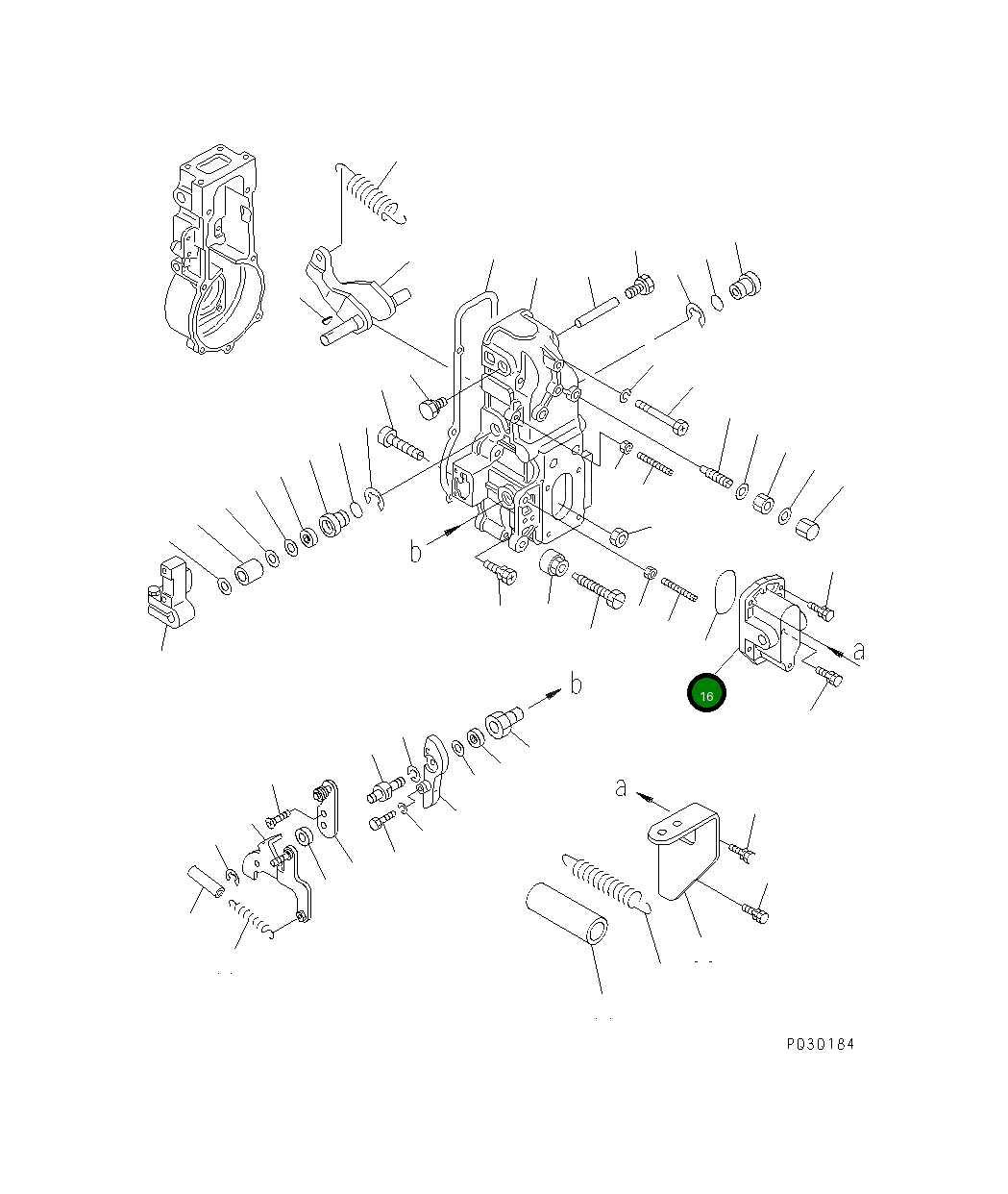 Крышка DK154064-0700 Komatsu