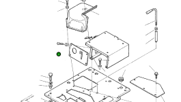 Крышка 3F1050623 Komatsu