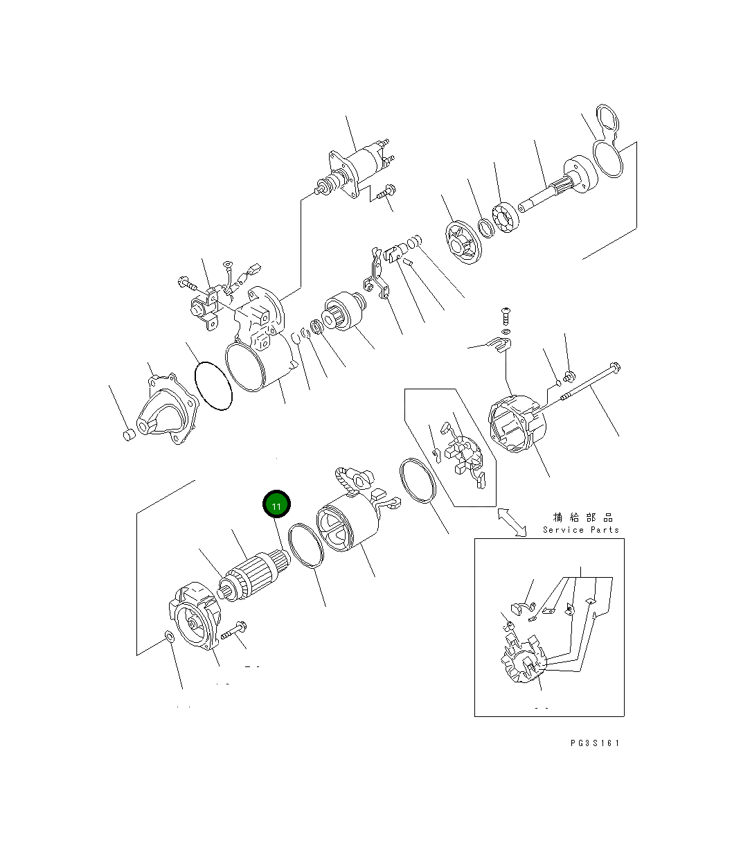 Подшипник SD6206-01130X0 Komatsu