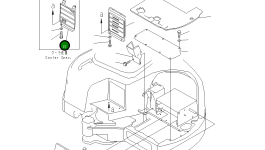 Крышка YM172187-61430 Komatsu