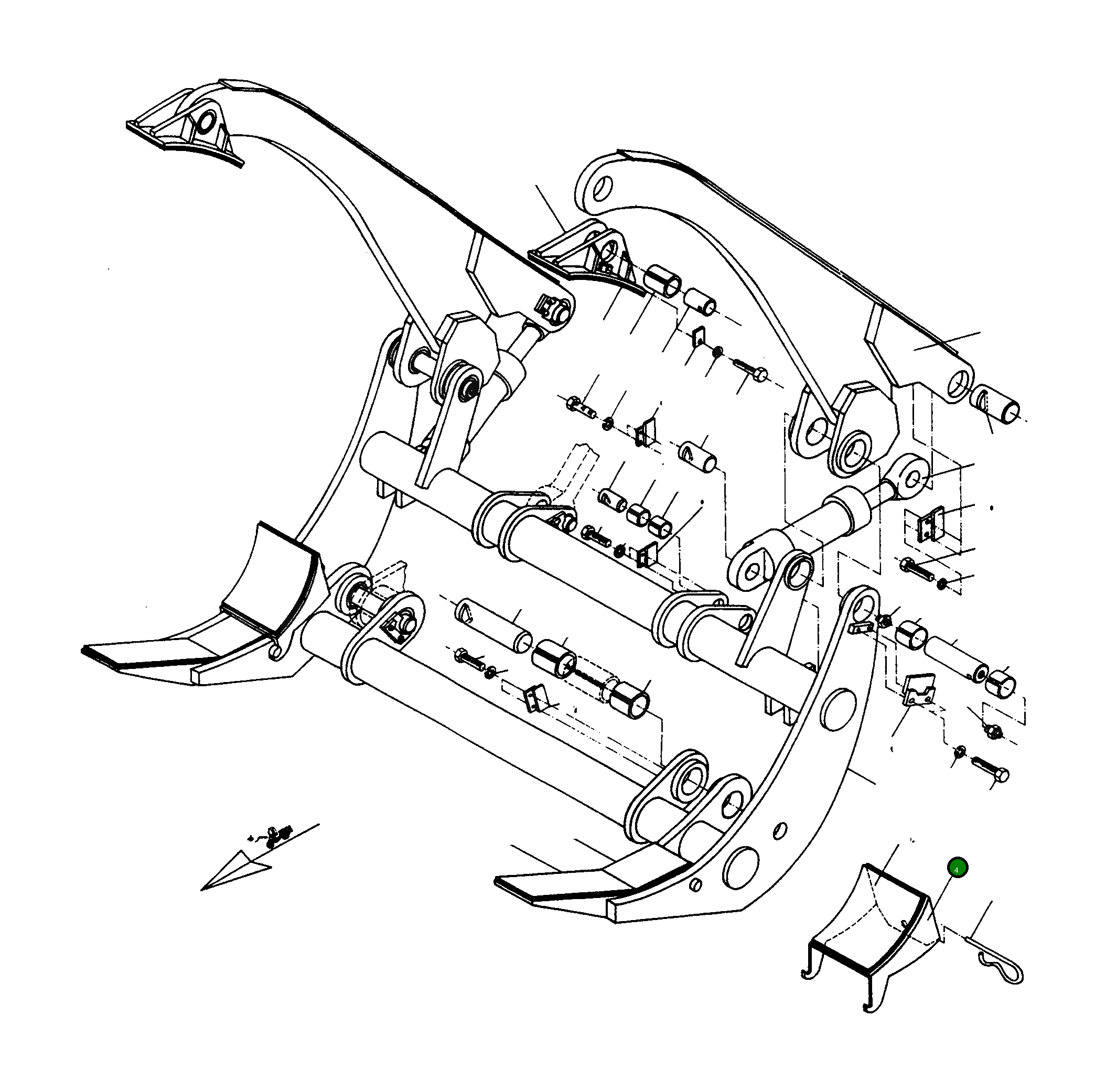 Подшипник 3236149M91 Komatsu