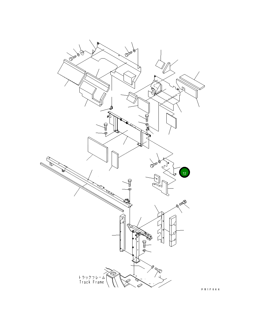 Крышка 8296-54-1910  Komatsu