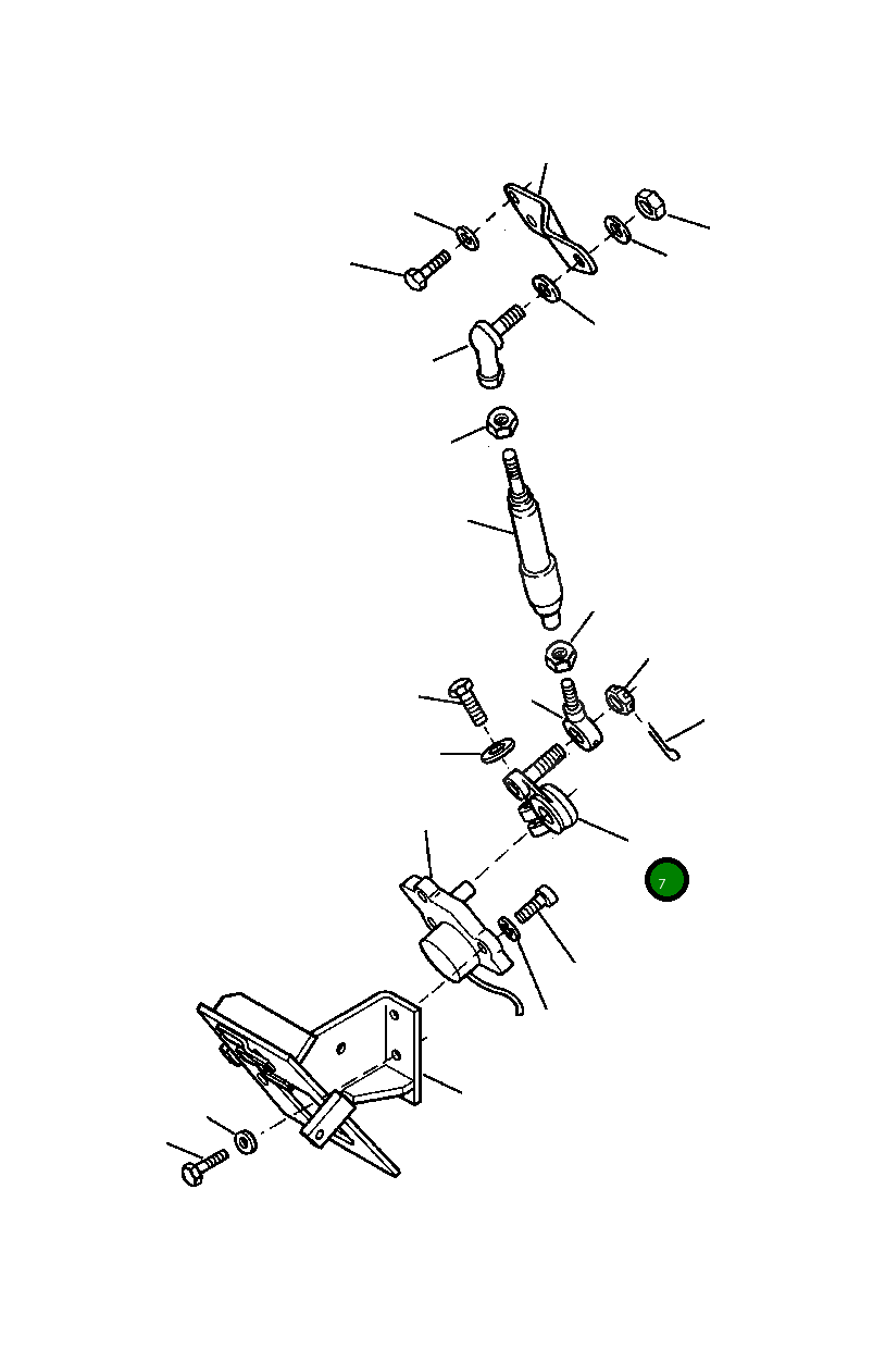 Рычаг 207-43-68121 Komatsu