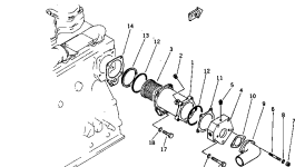 Крышка 6657-62-5510  Komatsu