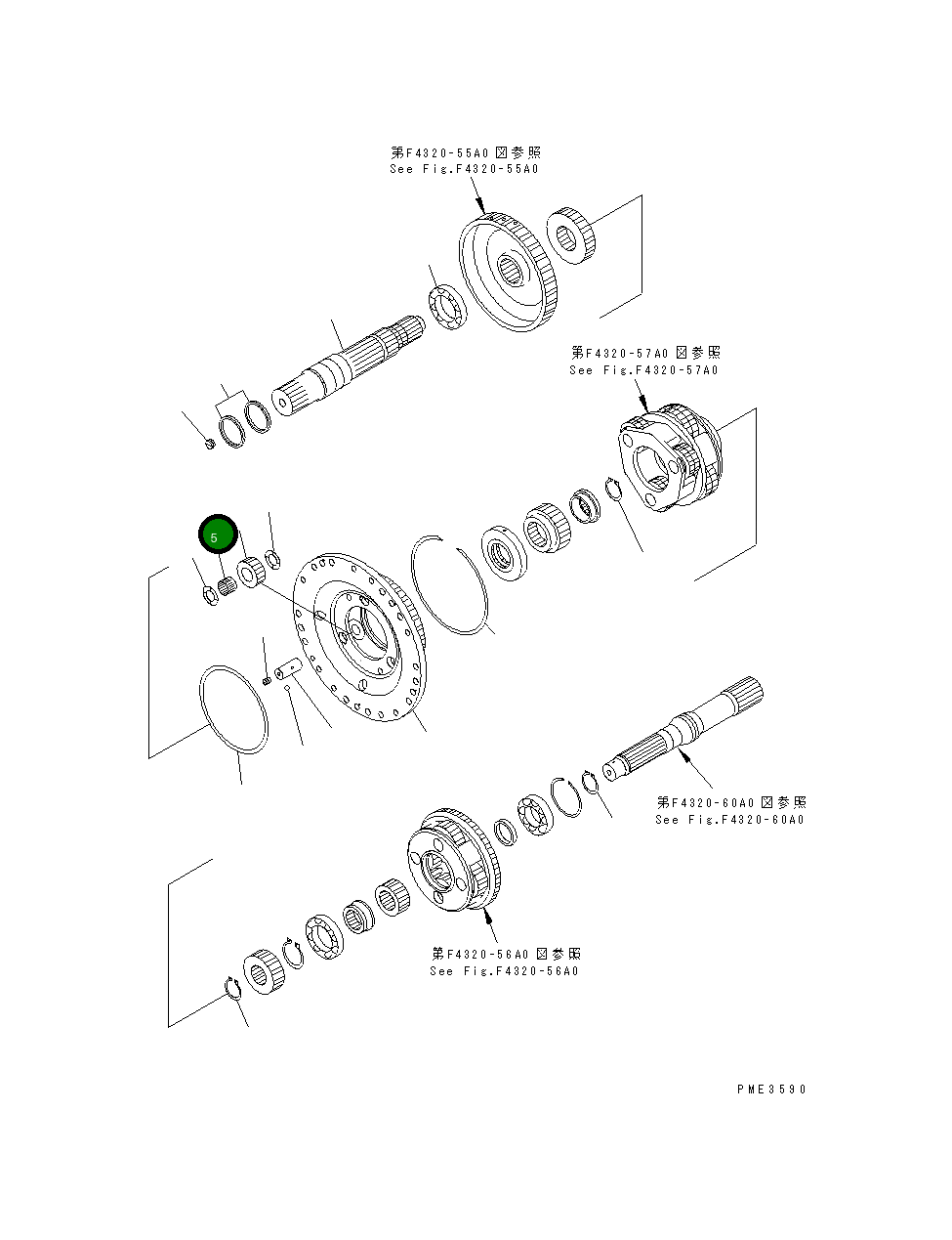 Подшипник 712-85-19440  Komatsu