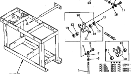 Гайка 205-54-71490 Komatsu
