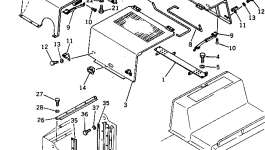 Крышка 209-54-12291 Komatsu