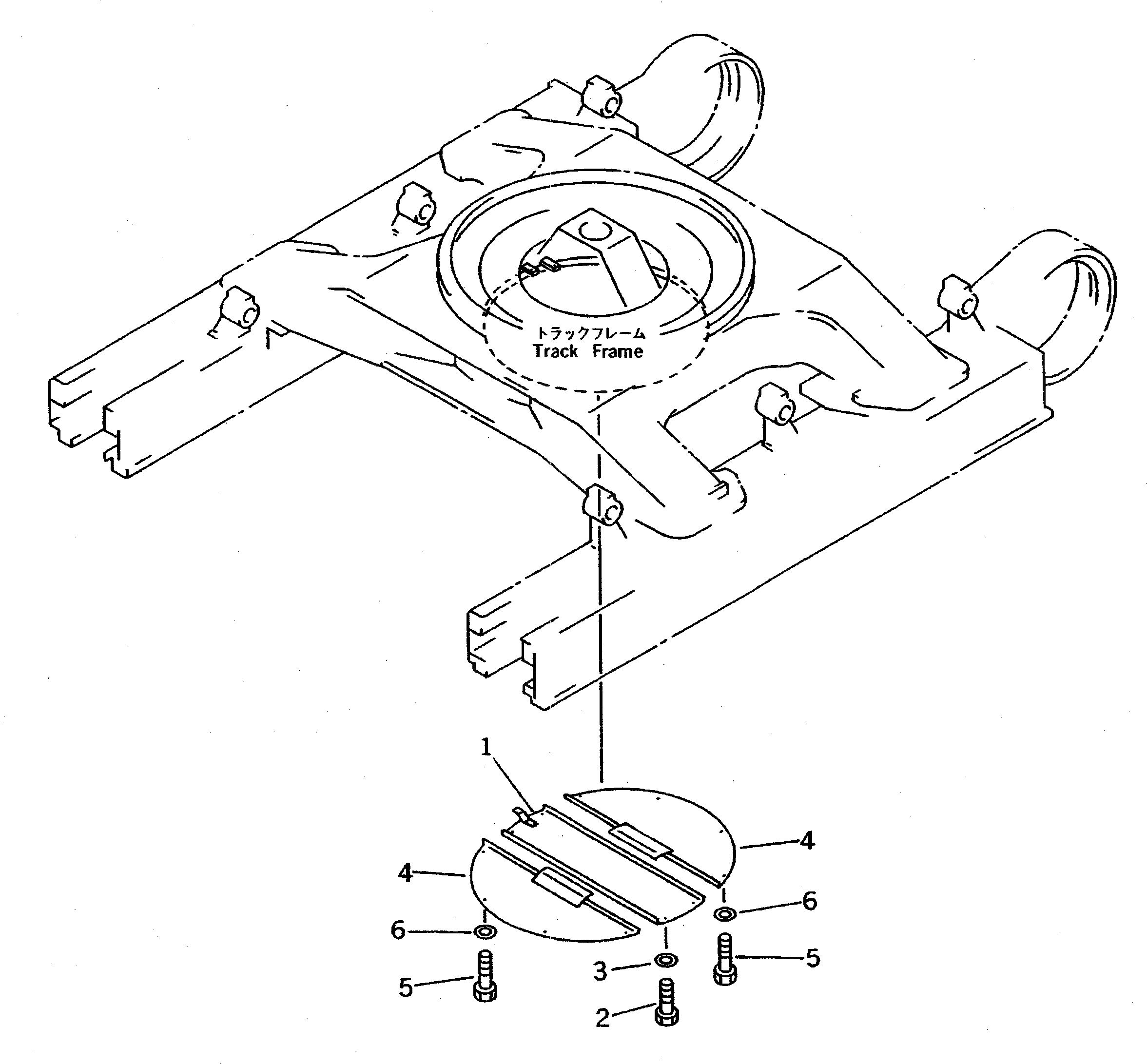 Крышка 209-30-61530 Komatsu