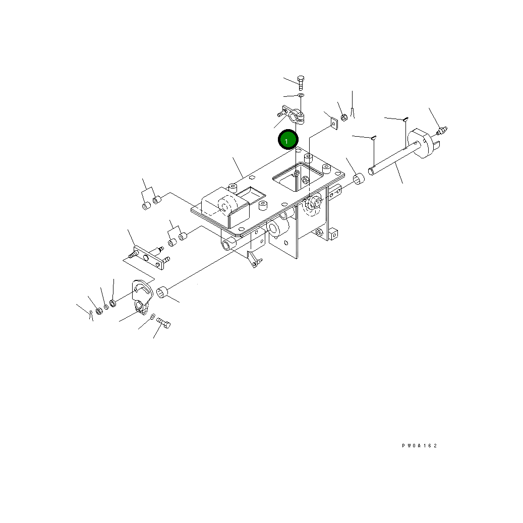 Рычаг 12G-43-51320 Komatsu